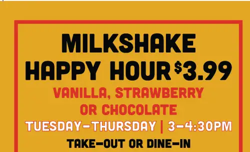 Milkshake Happy Hour