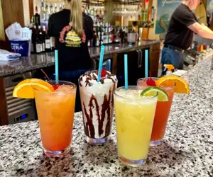 Margarita, cocktails, boozy milkshakes